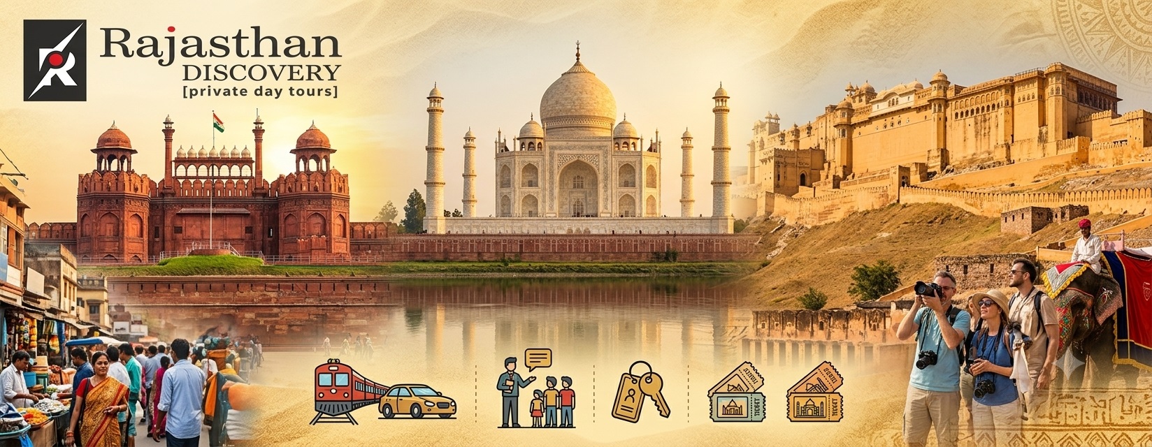 Golden Triangle tour package covering Delhi Agra Jaipur